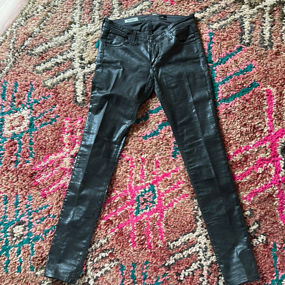 7 For All Mankind Black Skinny Jeans